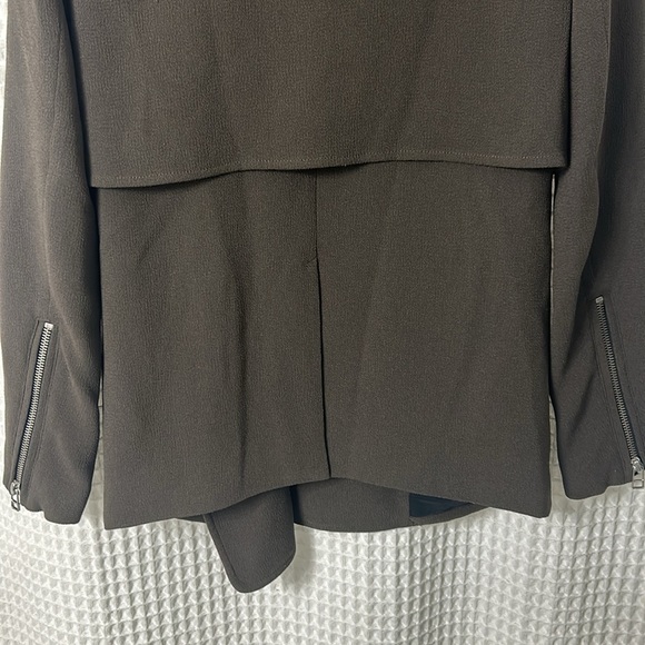 Aritzia Wilfred Mayet Crepe Jacket in Olive Green Size XXXS - Picture 11 of 12